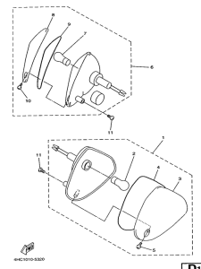 YP250 Поворотники
