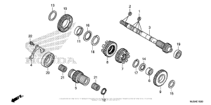 NC700J (DCT) Transmission (Mainshaft)