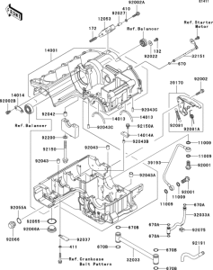 ZR1200 Crankcase(1 / 2)