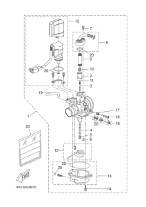 NS50 Carburetor assy