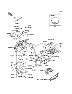 KL650 Обтекатели