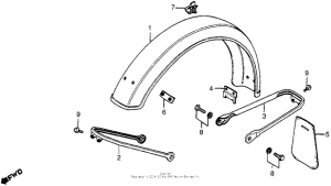 NC50 Переднее крыло