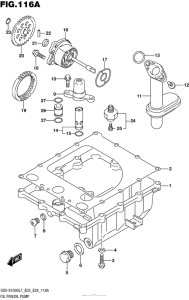 GSX-S1000 (ABS) Картер масляный / масляная помпа