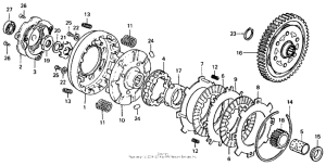 CT70 Сцепление