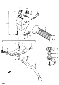 RB50 Рулевой переключатель