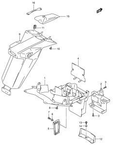 SV1000 Заднее крыло