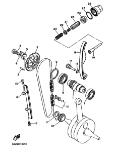 XT500 Camshaft. chain