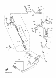 XJ6S Задний тормозной цилиндр