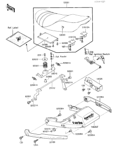 ZX750 Seat / seat cover