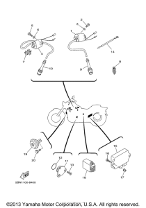 XVS650AT Электрика