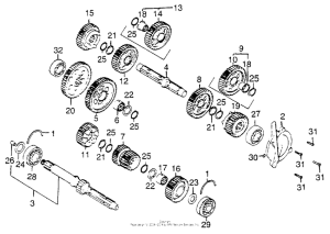CB750 Трансмиссия