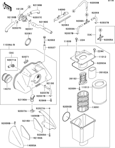 ZR1100 Air cleaner(1 / 2)