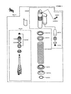 KX125 Амортизатор