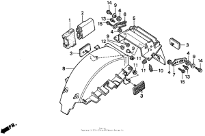  Задний бампер