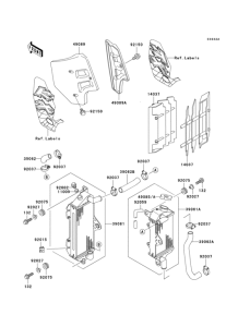 KX500 Radiator(kx500-e8)