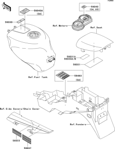 ZX600 Лейбл предостережения