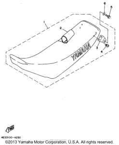 YZ80G1 Сиденье