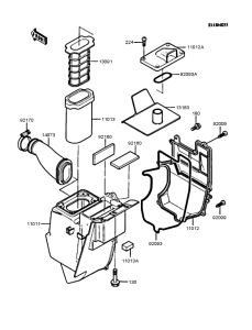 KMX80 Воздушный фильтр