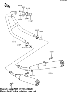 EX250 Глушитель
