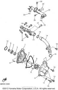 GTS1000AFC Водяной насос