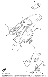 PW50J1 Боковые обтекатели