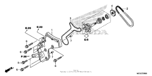 ST1300 (ABS) Крышка водяной помпы