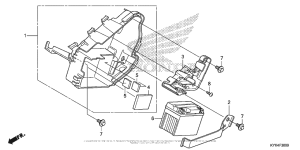 CRF110F Аккумулятор
