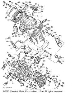 XV535AC Головка цилиндров
