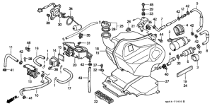 PC800 Fuel tank / fuel pump
