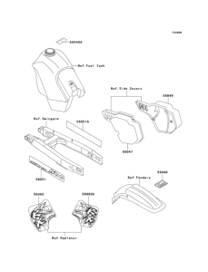 KX500 Labels(kx500-e6)
