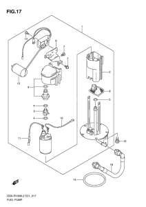 GSX-R1000 Топливный насос