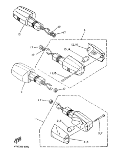 TZR50 Поворотники