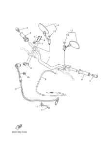 MTM850 Steering handle & cable