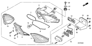 ANF125 Taillight unit ass`y