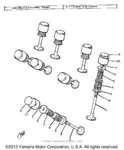 XJ650G Клапана