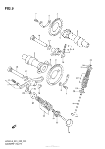 VZ800 Распред вал / клапана
