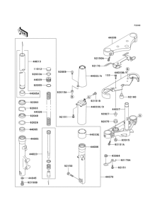 VN800 Front fork(1 / 2)