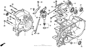 EZ90 Картер двигателя