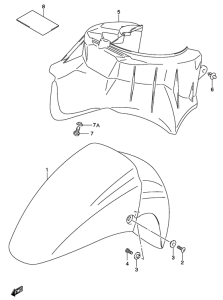 UH150 Переднее крыло