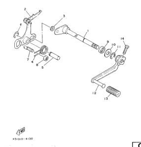 TY80 Вал переключения
