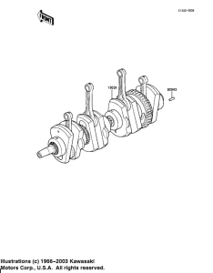 KZ1100 Вал коленчатый