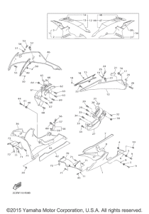YZF-R6 Обтекатель 2
