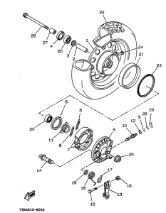 CW50 Переднее колесо