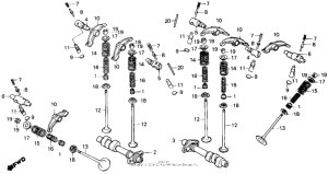 VT800 Распределительный вал