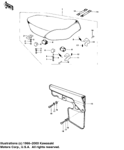 MC1 Seat / chain cover