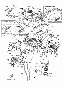 MTM850 Топливный бак
