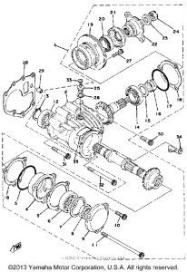 XS750SF Промежуточный ведущий вал