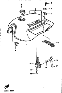 FJ600 FJ600A Tank fuel
