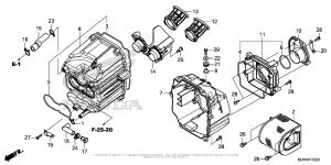 CBR500R (ABS) Воздушный фильтр