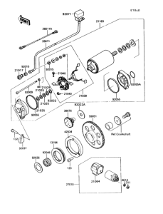 VN750 Стартер